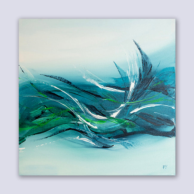 Between Splash and Silence Acrylic Painting